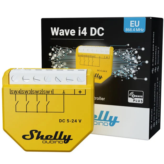 shelly-wave-i4-dc-z-wave-4-fach-eingangsmodul image 3
