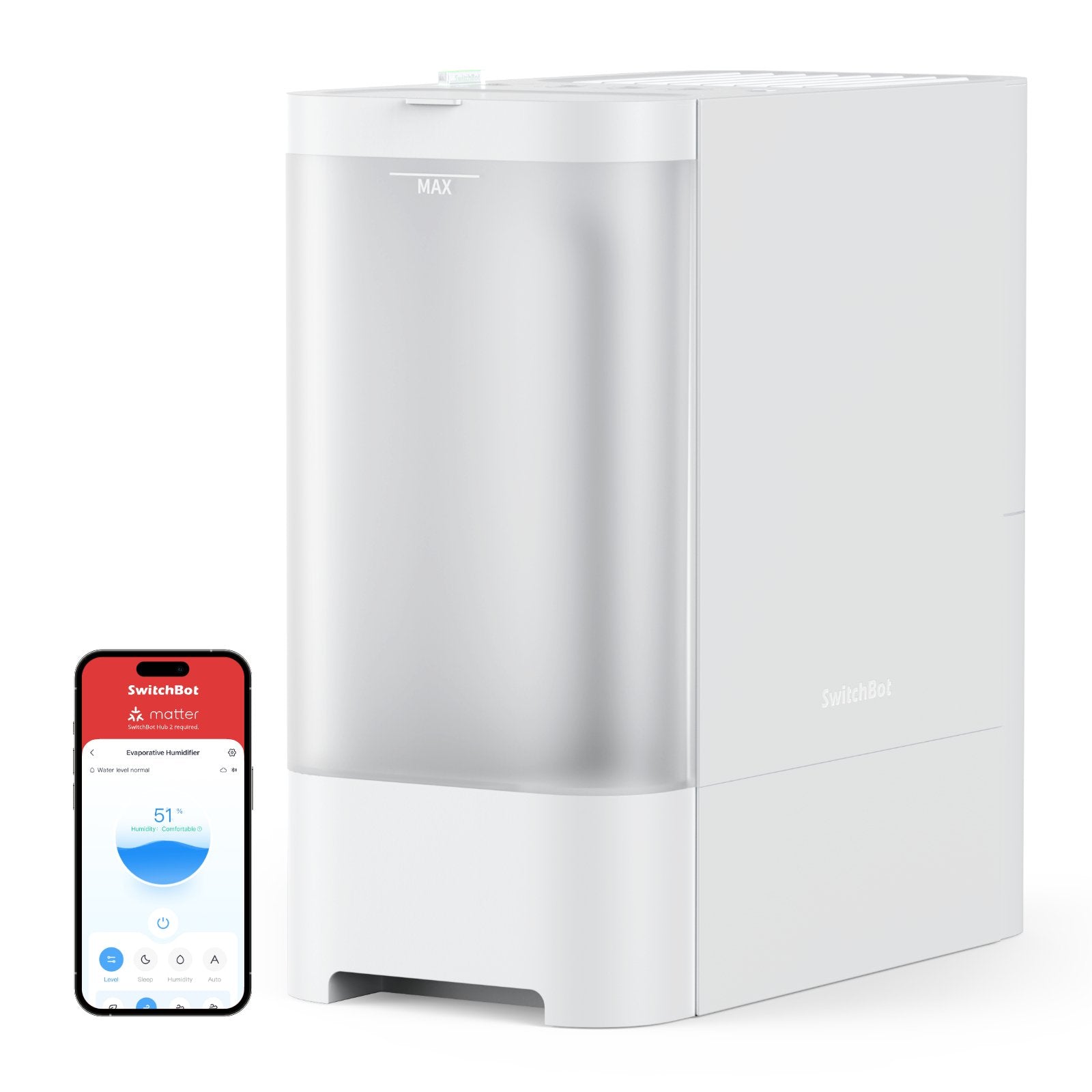 switchbot-evaporative-humidifier-verdunstungsluftbefeuchter-mit-750-ml-h-4-5-l-t image 1