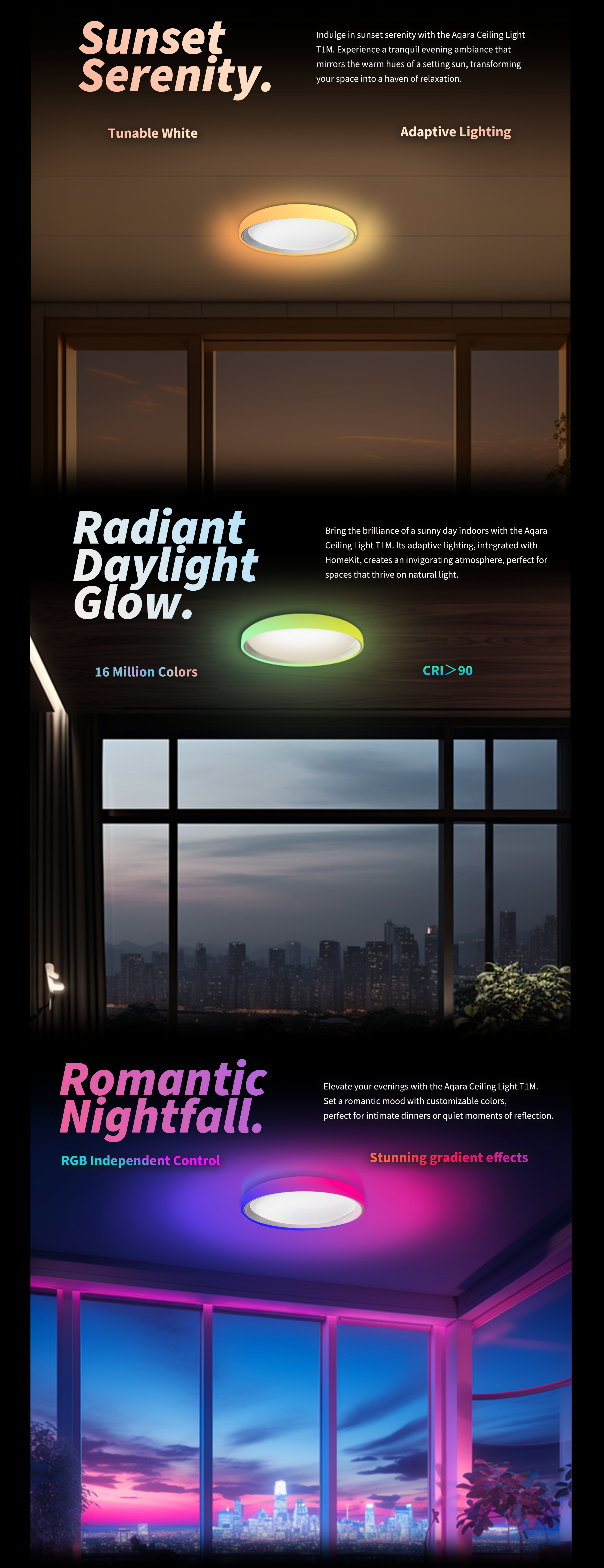 aqara-ceiling-light-t1m-smart-deckenleuchte image 3