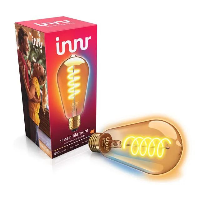 innr-smart-filament-edison-lampe-warmwei-bis-kaltwei-e27-1800k-6500k-dimmbar image 1