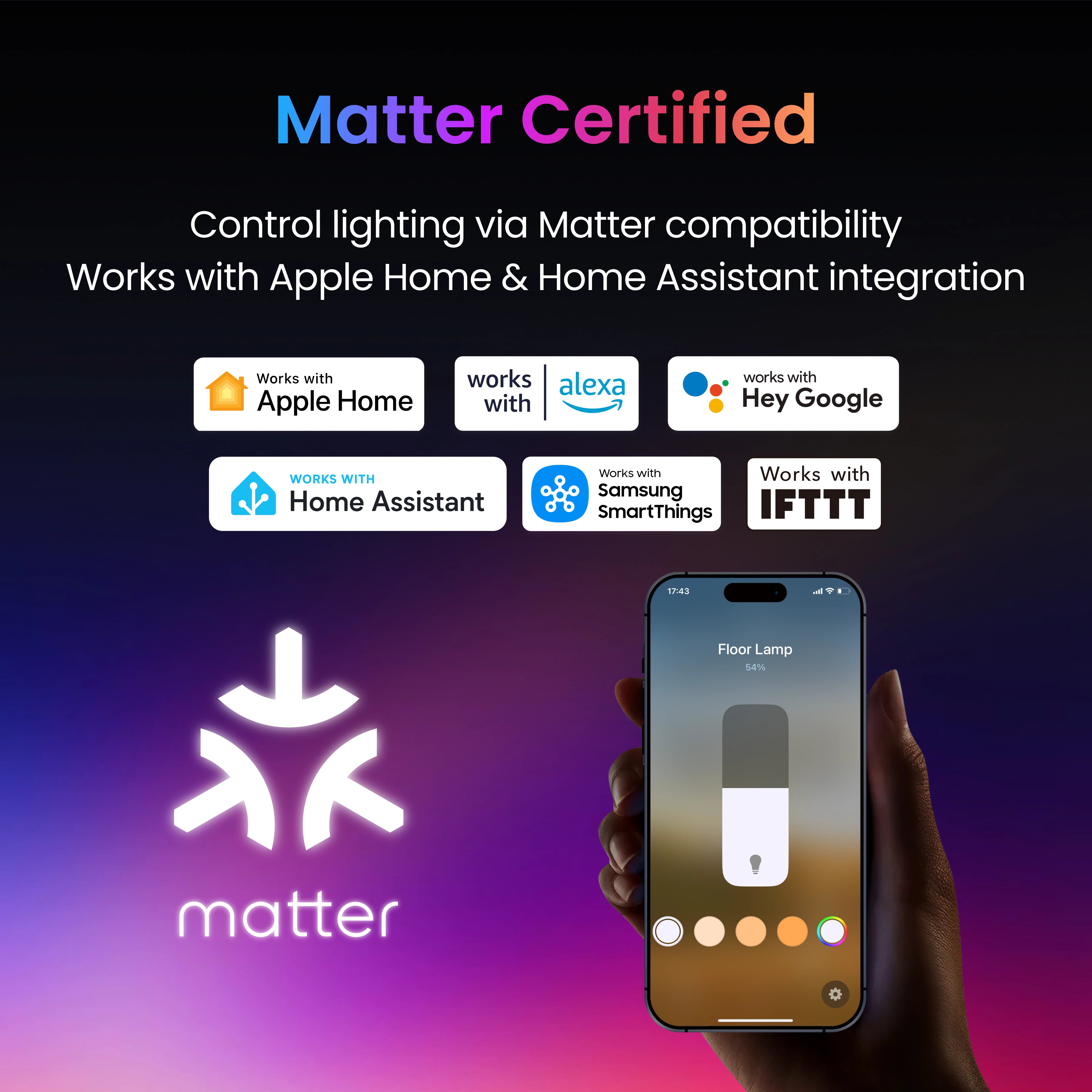 switchbot-floor-lamp-matter-stehlampe-rgb-cct-1200lm image 3