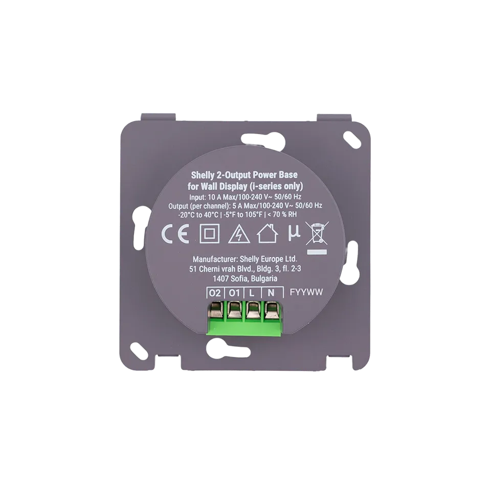 shelly-2-output-powerbase-f-r-wall-display image 1