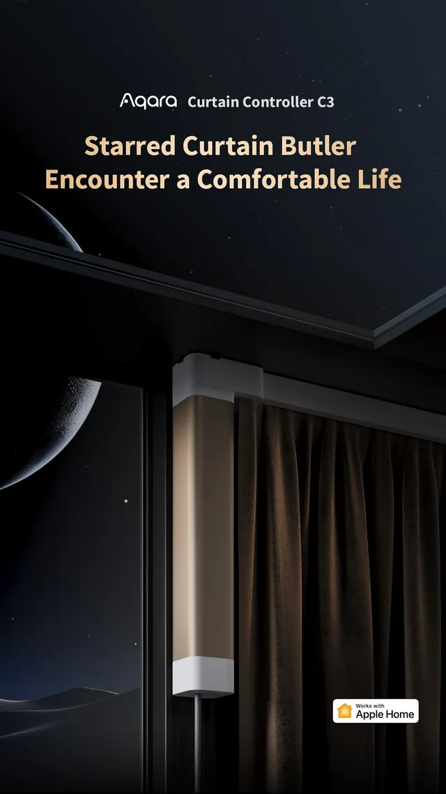 aqara-curtain-controller-c3-smarter-vorhangmotor image 1